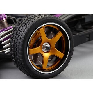 Radmuttern Aluminium Grau (4 Stk)