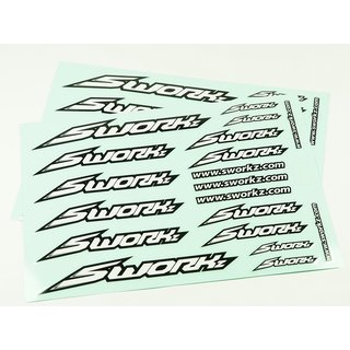 SWORKz Speed Aufkleber (PushBar)(WH)(2pc)