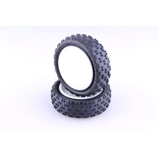 Schumacher 1:10 Wide Stagger Rib - Frontreifen 2,2, gelb...