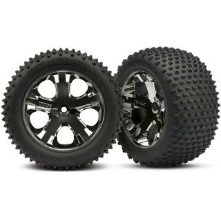 TRAXXAS Alias Reifen auf All-Star 2.8 Felgen schwarz-chrom hi. (2)