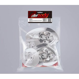 Scheinwerferreflektoren Lexan verchromt f�r Alfa Romeo 1/7