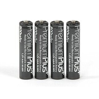 Robitronic  PremiumPlus RTU NiMH 800mAh AAA Micro Blister...
