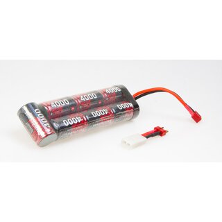 Robitronic NiMH 8,4V, 4000mAh, Stick Pack, T-Stecker & Tamiya