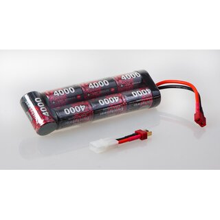 Robitronic NiMH 8,4V, 4000mAh, Stick Pack, T-Stecker & Tamiya