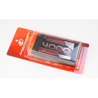 Robitronic LiPo 7,4V, 4000mAh, 60C, 2S-1P, Short Racing Pack