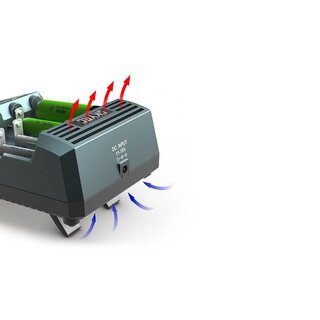 MC3000 Ladeger�t Analyzer f�r 4xAA/AAA DC 4A