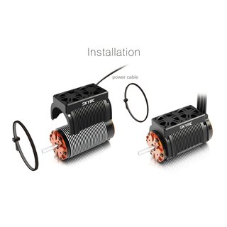 Motor K�hlk�rper mit Ventilator 55mm f�r 1/5 Elektromotoren
