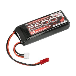LiPo Akku 2600mAh 2S 2/3A Straight Empf�ngerpack