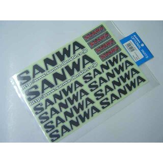 SANWA Aufkleber SANWA-schwarz *JPN-2009