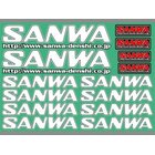 SANWA Aufkleber SANWA-wei� *JPN-2009