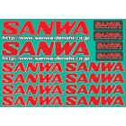 SANWA Aufkleber SANWA-rot *JPN-2009