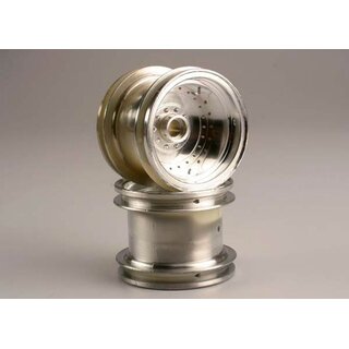 TRAXXAS Dish-Felgen 2.2 satin-chrom vorne (2)