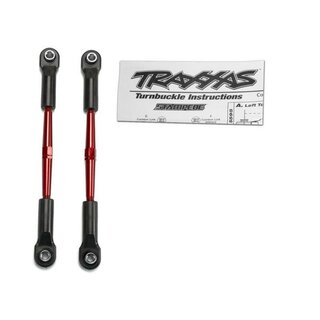 TRAXXAS Gewindestangen-Set Alu rot l/r (2)