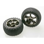 TRAXXAS Alias Reifen auf Tracer 2.2 Felgen schwarz-chrom...