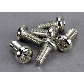 TRAXXAS Rundkopfschraube 3x6mm mit Phillips-Kreuzschlitz (6)