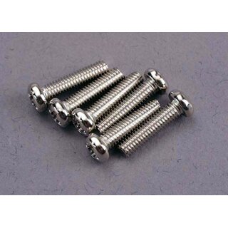 TRAXXAS Rundkopfschraube 3x12mm mit Phillips-Kreuzschlitz (6)