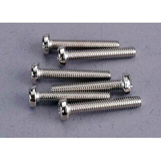 TRAXXAS Rundkopfschraube 3x18mm mit Phillips-Kreuzschlitz (6)