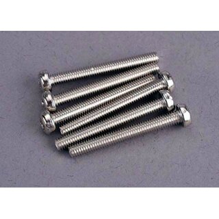 TRAXXAS Rundkopfschraube 3x25mm mit Phillips-Kreuzschlitz (6)