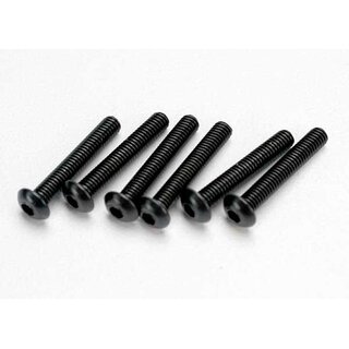 TRAXXAS Rundkopfschraube 3x18mm mit Innensechskant (6)