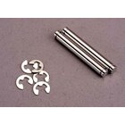 TRAXXAS SLVR Querlenkerstifte 3x23mm (2) mit E-Clipse