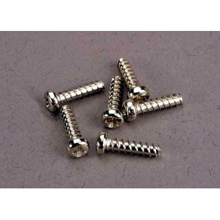 TRAXXAS Rundkopfschraube 2.6x10mm mit Phillips (6)