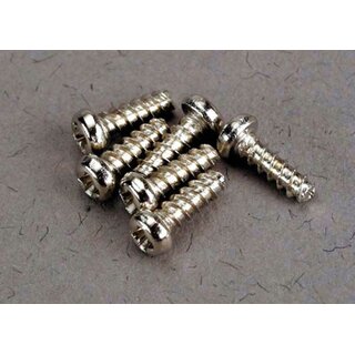 TRAXXAS Rundkopfschraube 2x6mm mit Phillips (6)
