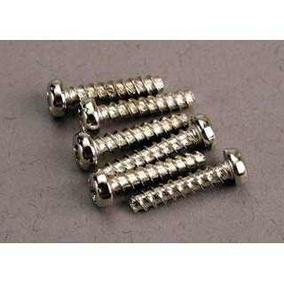 TRAXXAS SLVR Rundkopfschraube 3x14mm mit Phillips (6)