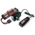 TRAXXAS AC-Lader 230V & NiMH 7-Zellen Hump 3000mAh 8,4V Set