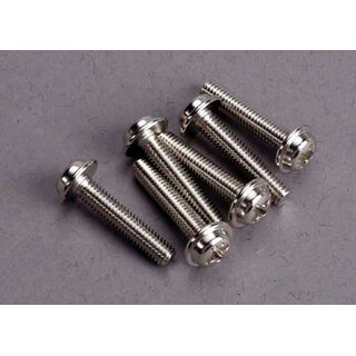 TRAXXAS Scheibenkopfschraube 3x15mm mit Phillips (6)