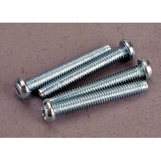 TRAXXAS SLVR Rundkopfschraube 2.5x19mm mit Phillips (4)