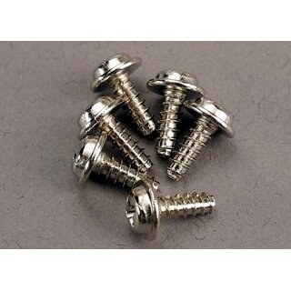 TRAXXAS Scheibenkopfschraube 3x8mm mit Phillips (6)