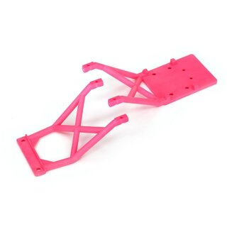 TRAXXAS Verstrebung Chassis pink v/h