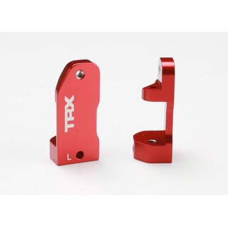 TRAXXAS Lenkhebelhalter 30� 6061-T6 Aluminium rot l&r