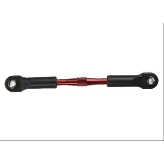 TRAXXAS L/R Gewindestange Aluminium rot hinten 82mm