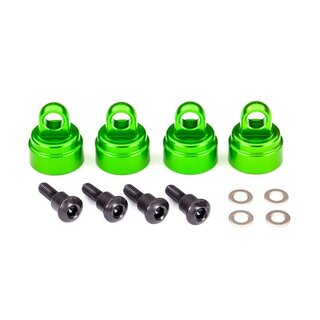 TRAXXAS Ultra-D�mpferkappen Aluminium gr�n (4)