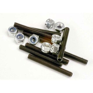 TRAXXAS Madenschrauben 3x25mm mit Muttern (8)