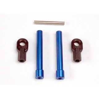 TRAXXAS Lenkungspfosten Aluminium blau (2)
