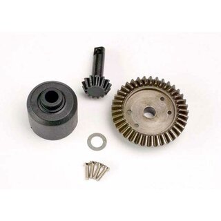TRAXXAS Tellerzahnrad 37Z, Ritzel 13Z mit Diff-Geh�use