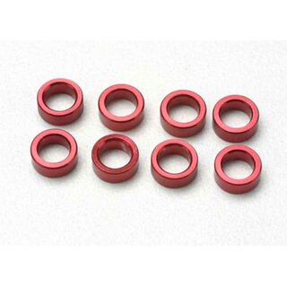 TRAXXAS Distanzen Alu rot (f�r TRX5318X Schubstangen) (8)