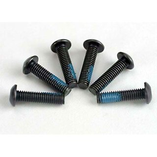 TRAXXAS Rundkopfschrauben 3x12mm mit Innensechkant (6)