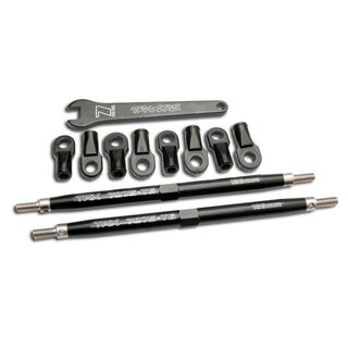 TRAXXAS L/R Gewindestangen 7075-T6 Aluminium schwarz 128mm (2)