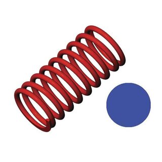 TRAXXAS GTR D�mpfer-Feder rot hinten 120mm (5.9 rate blau) (2)