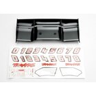 TRAXXAS Heckfl�gel Exo-Carbon mit Aufkleber