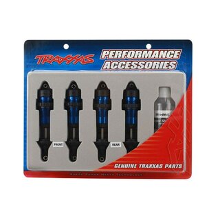 TRAXXAS GTR D�mpfer Aluminium blau (TiN Kolbenstange) (4)