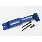 TRAXXAS Chassis Strebe Aluminium blau hinten