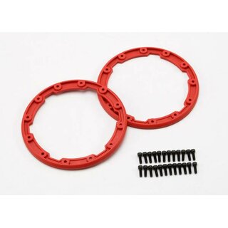 TRAXXAS Seitenschutzringe f�r 3.8 Geode Felgen rot (2)