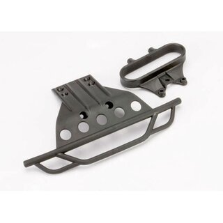 TRAXXAS Bumper mit Halter vorne schwarz