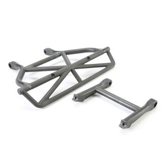 TRAXXAS Bumper mit Halter hinten schwarz