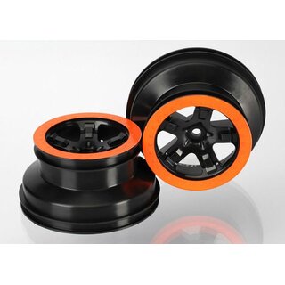 TRAXXAS SCT 2.2/3.0 Felgen schwarz/orange (2)