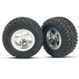 TRAXXAS SCT Reifen auf 2.2/3.0 Felge satin-chrom (2)